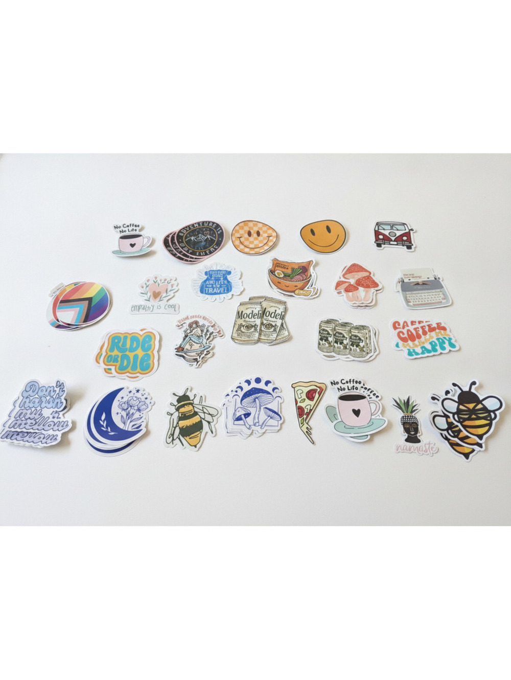 90 Assorted Fun and Colorful Sticker Pack